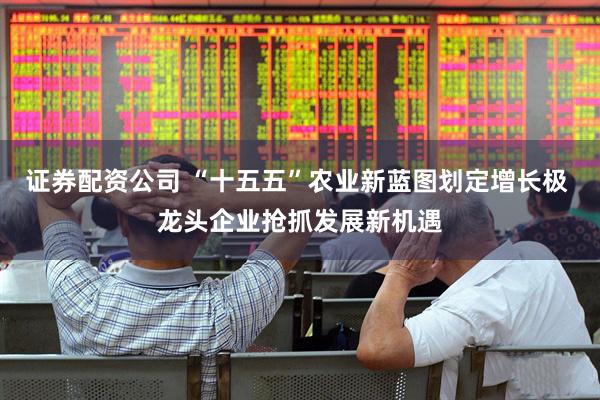 证券配资公司 “十五五”农业新蓝图划定增长极 龙头企业抢抓发展新机遇